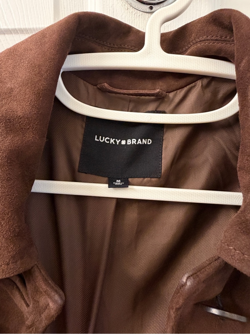 Lucky Brand Suede Jacket - Chocolate Brown | Sz Med - Picture 7 of 7